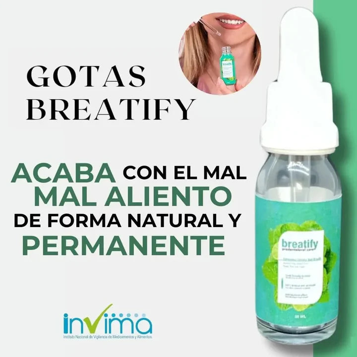 BREATIFY® Elimina el Mal Aliento de Forma Natural y Eficaz